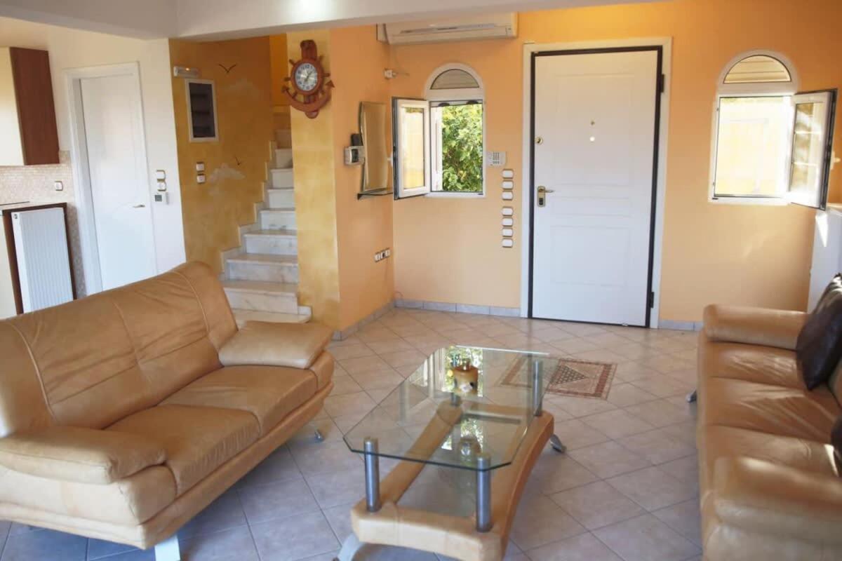 Schinias Bright Spacious Maisonette-Panoramic View Marathón Kültér fotó